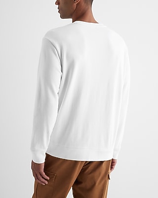 Embroidered Knot Graphic Long Sleeve Crew Neck T-Shirt