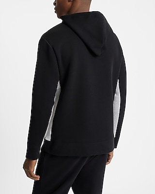 Color Blocked Zip Front Hoodie