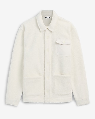 Sherpa Button Front Barn Jacket