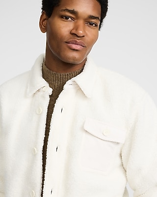 Sherpa Button Front Barn Jacket
