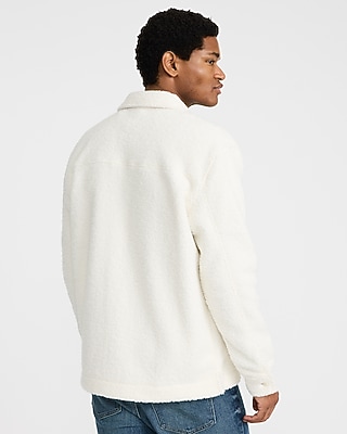 Sherpa Button Front Barn Jacket
