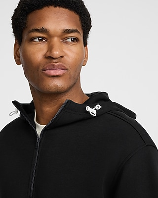 Color Block Quarter Zip Bungee Hoodie