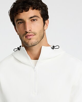 Color Block Quarter Zip Bungee Hoodie