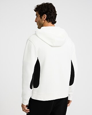 Color Block Quarter Zip Bungee Hoodie