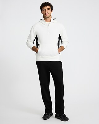 Color Block Quarter Zip Bungee Hoodie
