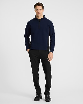 Colorblock Quarter Zip Sweatshirt