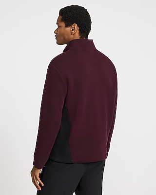 Colorblock Quarter Zip Sweatshirt