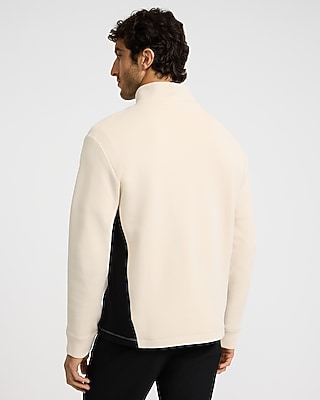 Color Block Quarter Zip Sweatshirt