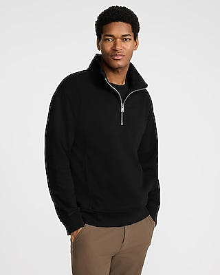 Fleece Quarter Zip Sweatshirt | Express