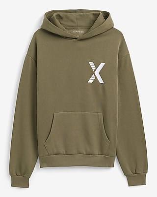 Relaxed Fleece Hoodie | Express