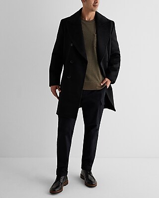 Relaxed Herringbone Long Sleeve Pocket T-Shirt