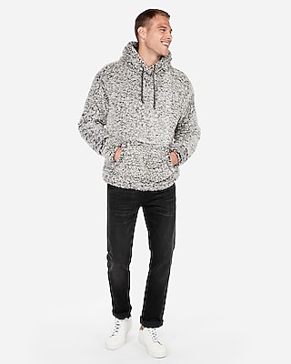 express sherpa hoodie