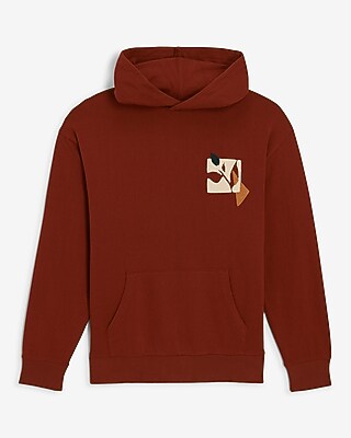 Floral Graphic Fleece Hoodie