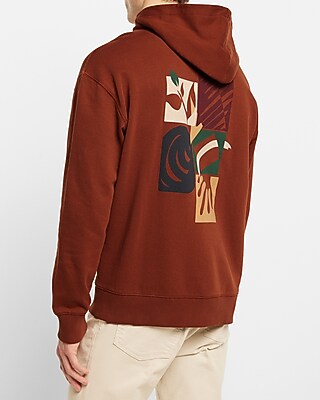 Floral Graphic Fleece Hoodie