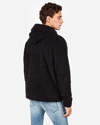 express mens sherpa hoodie