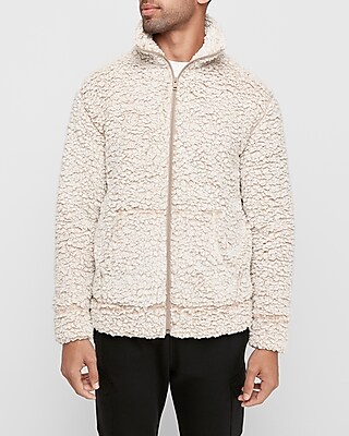 express mens sherpa hoodie