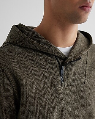 Herringbone Zip Hoodie