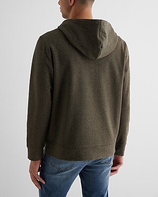 Herringbone Zip Hoodie