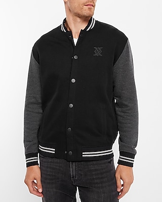 Men's Varsity Bomber Jacket, Men's Clearance