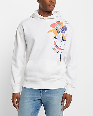 Floral Graphic Hoodie | Express
