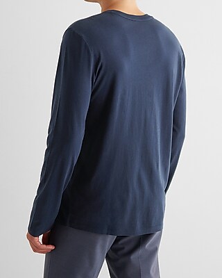 Perfect Pima Cotton Long Sleeve Henley