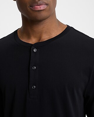 Long Sleeve Perfect Pima Cotton Henley