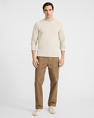 Marled Long Sleeve Crew Neck T-Shirt