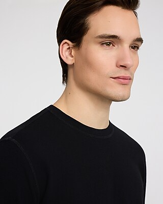 Classic Fit Long Sleeve Crew Neck V-Stitch T-Shirt