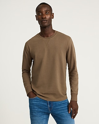 トップス Olde steader Crew Neck Long Sleeve Classic Fit Long Sleeve Crew Neck V-stitch T-shirt | Express