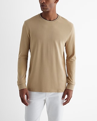 Camiseta Polo Pique Rain Hombre Beige