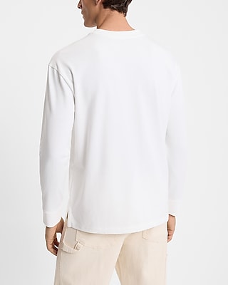 Heavyweight Long Sleeve Crew Neck T-Shirt