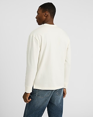 Heavyweight Loose Long Sleeve Henley