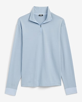 Textured Mini Geo Quarter Zip Pullover