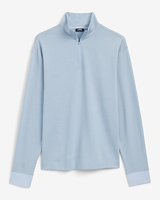Textured Mini Geo Quarter Zip Pullover
