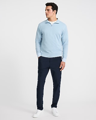 Textured Mini Geo Quarter Zip Pullover