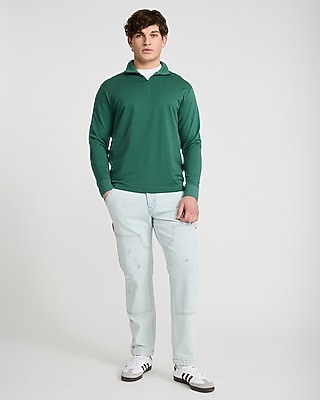 Textured Mini Geo Quarter Zip Pullover
