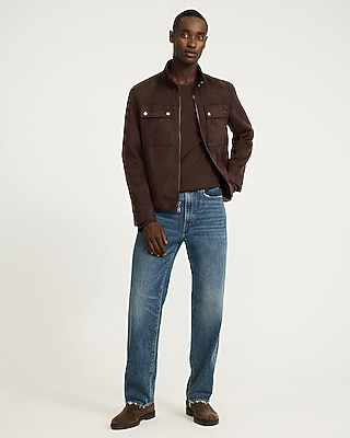 Classic Fit Textured Waffle Long Sleeve T-Shirt