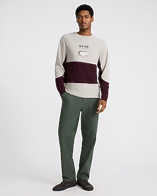 Racing Color Block Long Sleeve T-Shirt