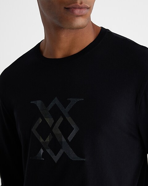 Diamond X Logo Long Sleeve T-shirt