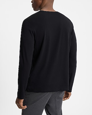 Long Sleeve Crew Neck Perfect Pima Cotton T-Shirt