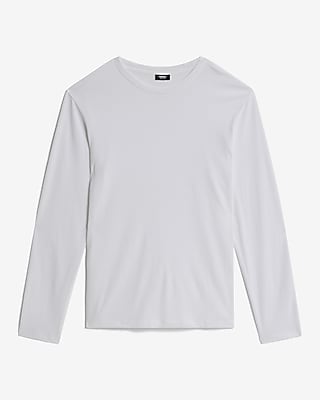 Long Sleeve Crew Neck Perfect Pima Cotton T-Shirt