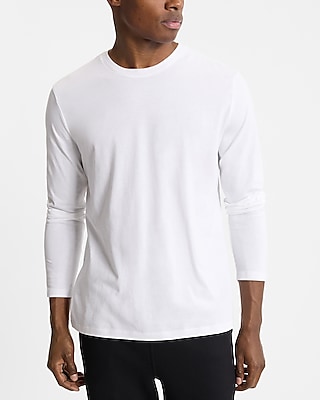 Long Sleeve Crew Neck Perfect Pima Cotton T-Shirt