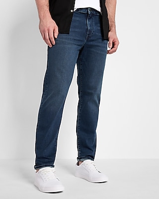 Relaxed Dark Wash Hyper Stretch Jeans