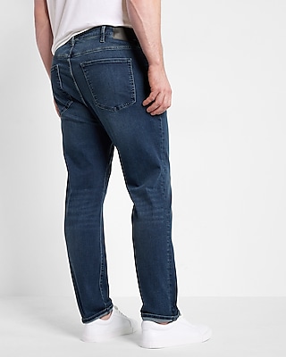Relaxed Dark Wash Hyper Stretch Jeans