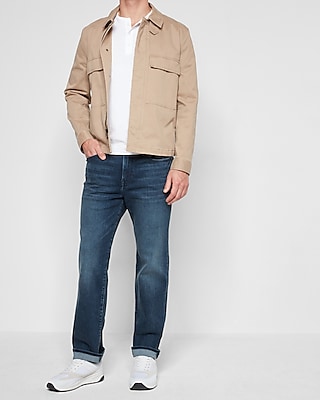 Relaxed Dark Wash Hyper Stretch Jeans