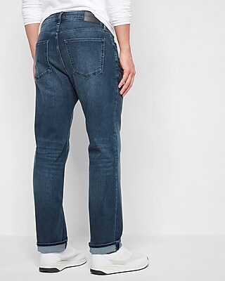 Relaxed Dark Wash Hyper Stretch Jeans