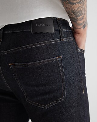 Relaxed Dark Wash Hyper Stretch Jeans