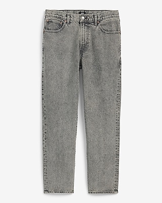 Loose Gray Wash Low Stretch Jeans