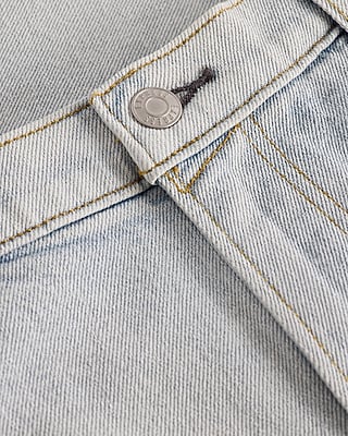 Loose Light Wash Stretch Carpenter Jeans