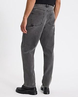 Loose Wash Stretch Carpenter Jeans